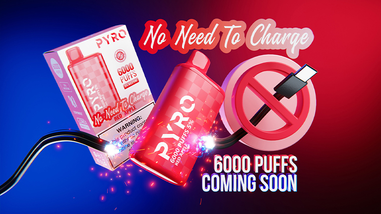 PYRO 6000 Puffs details