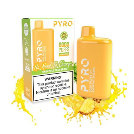 PYRO 6000 Puffs Pineapple Tangerine