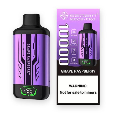 SEREIN MECH-PRO 10000 Puffs Grape Raspberry