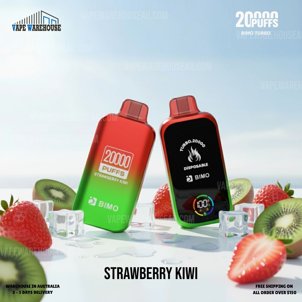BIMO Turbo 20000 Puffs Strawberry Kiwi 1 BIMO Turbo 20000 Puffs Strawberry Kiwi