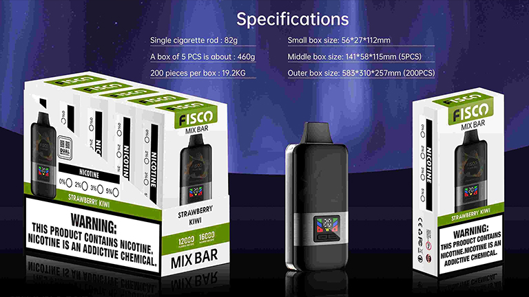 FISCO MIX BAR 12000 Puffs details