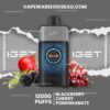 IGET One 12000 Puffs Blackberry Cherry Pomegranate