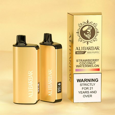 ALIBARBAR INGOT 9000 Puffs 2-Pack Bundle
