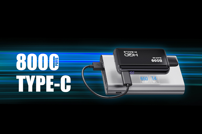 HQD MIRACLE 8000 Review: Smart, Durable, and Built for Everyday Vaping 3 HQD MIRACLE 8000 Large battery, fast charging, endless draw